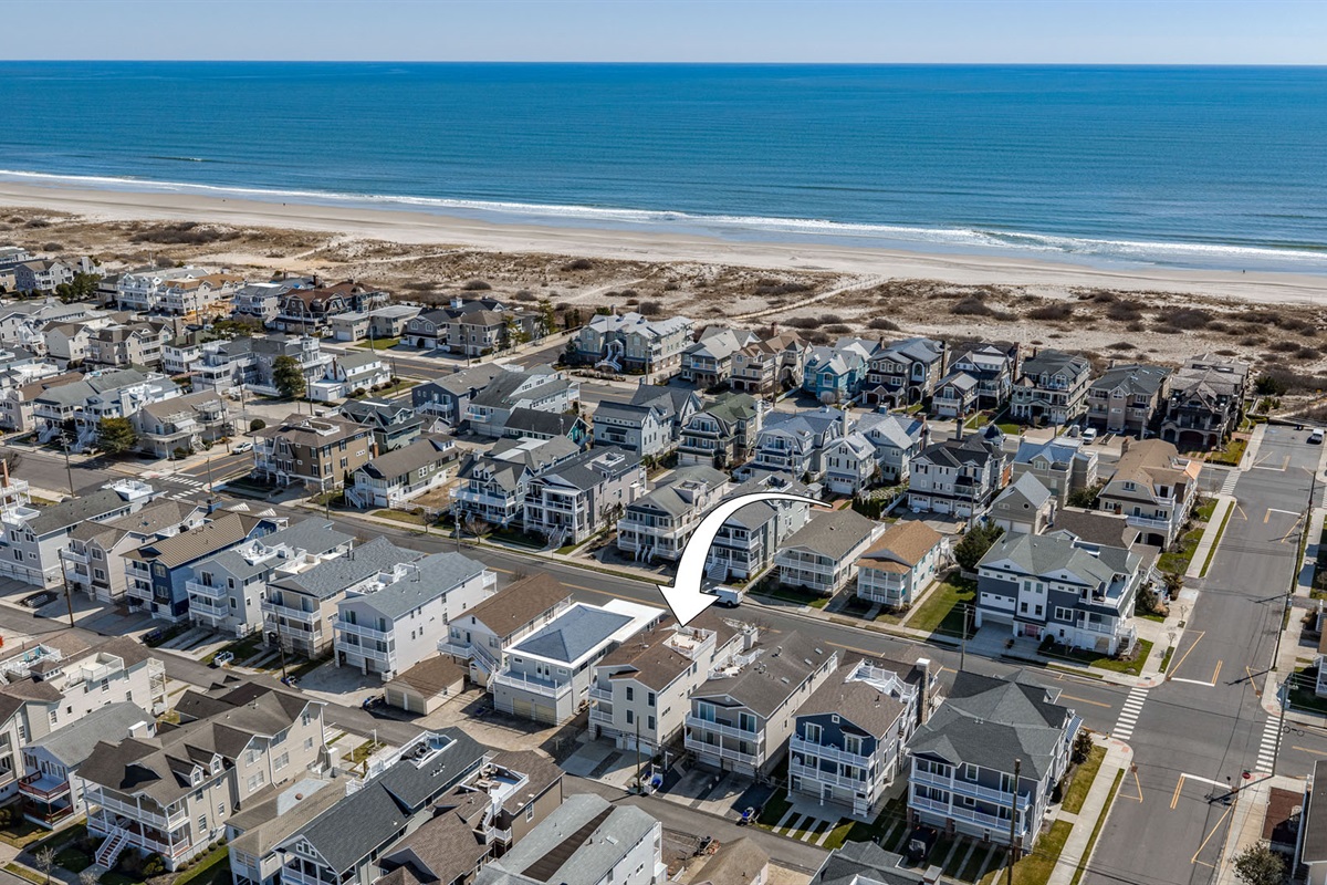 Proximity of the property to the beach