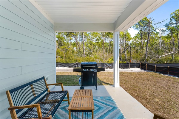 Use the propane grill for dinners