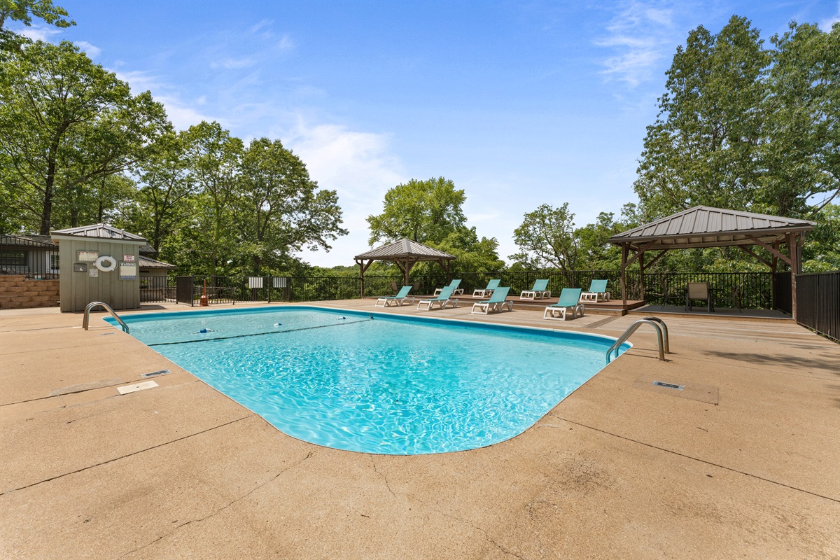 Cool off with one of the seasonal outdoor pools just a short walk from the condo.
