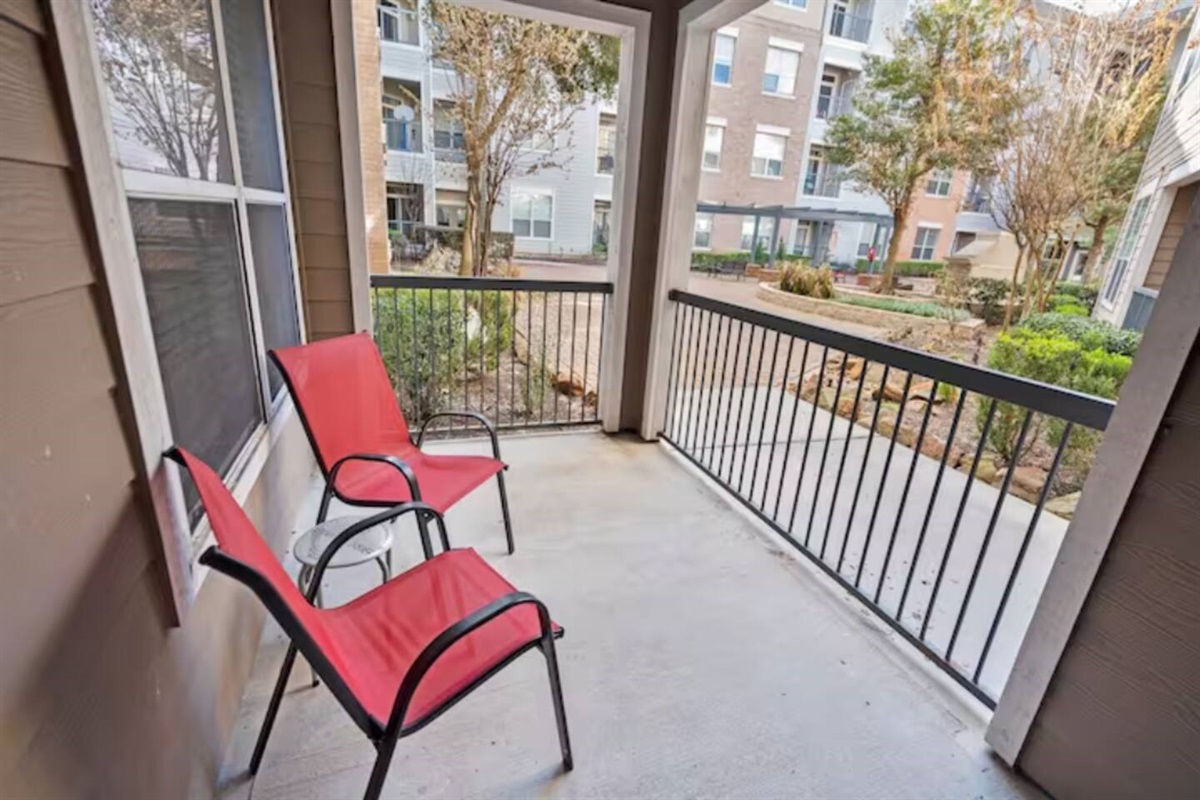Savor the view and unwind in the patio