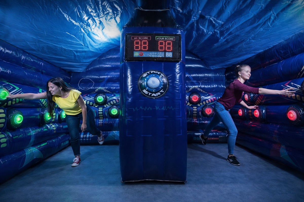 Bright lights and exciting gameplay make this a favorite feature for all our guests!