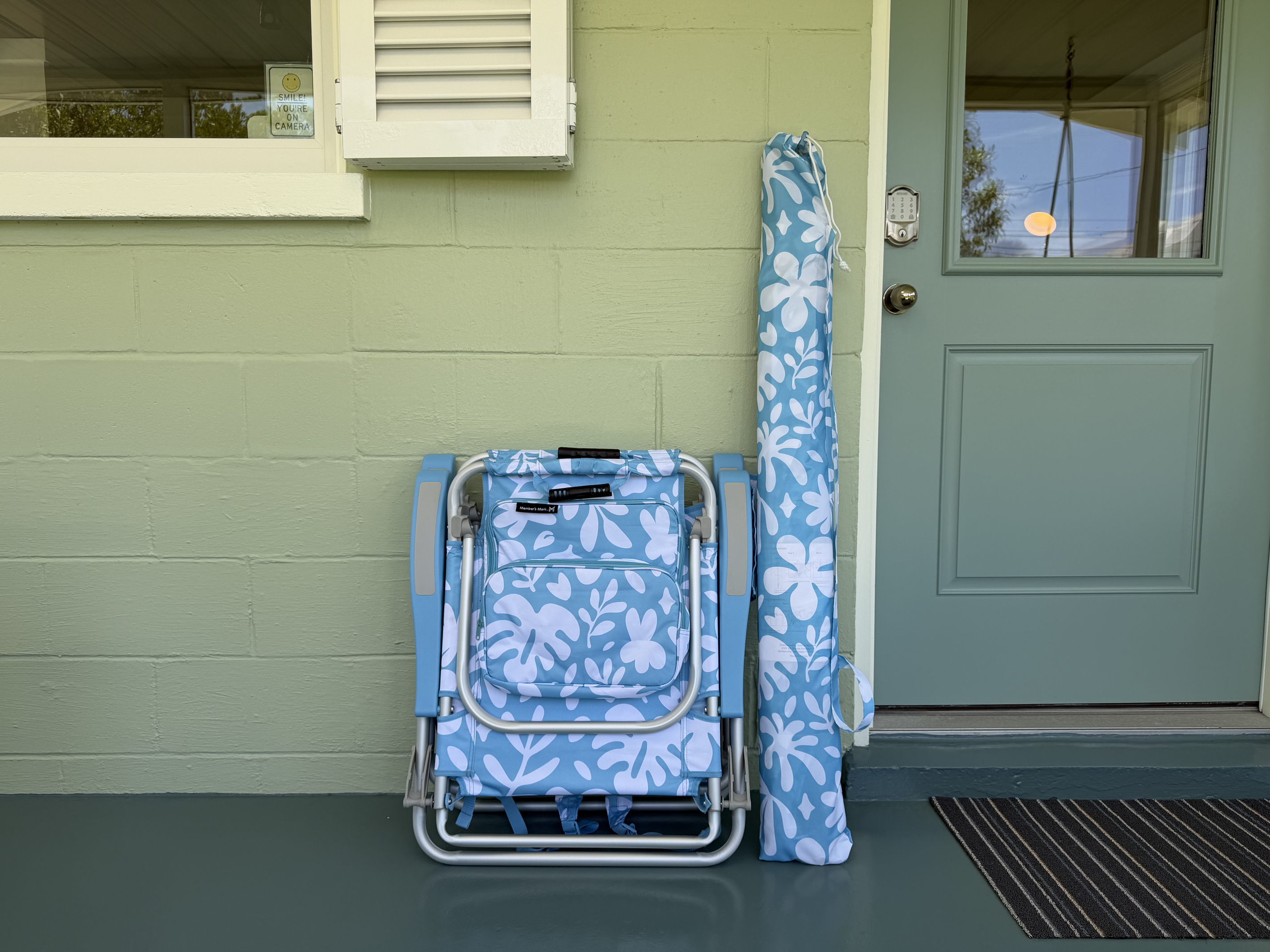 2 Backpack Chairs + Umbrella are available for your use during your stay!