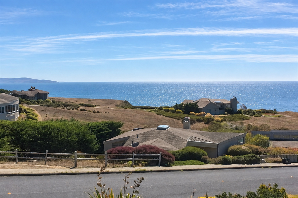 Ocean Views from home facing South