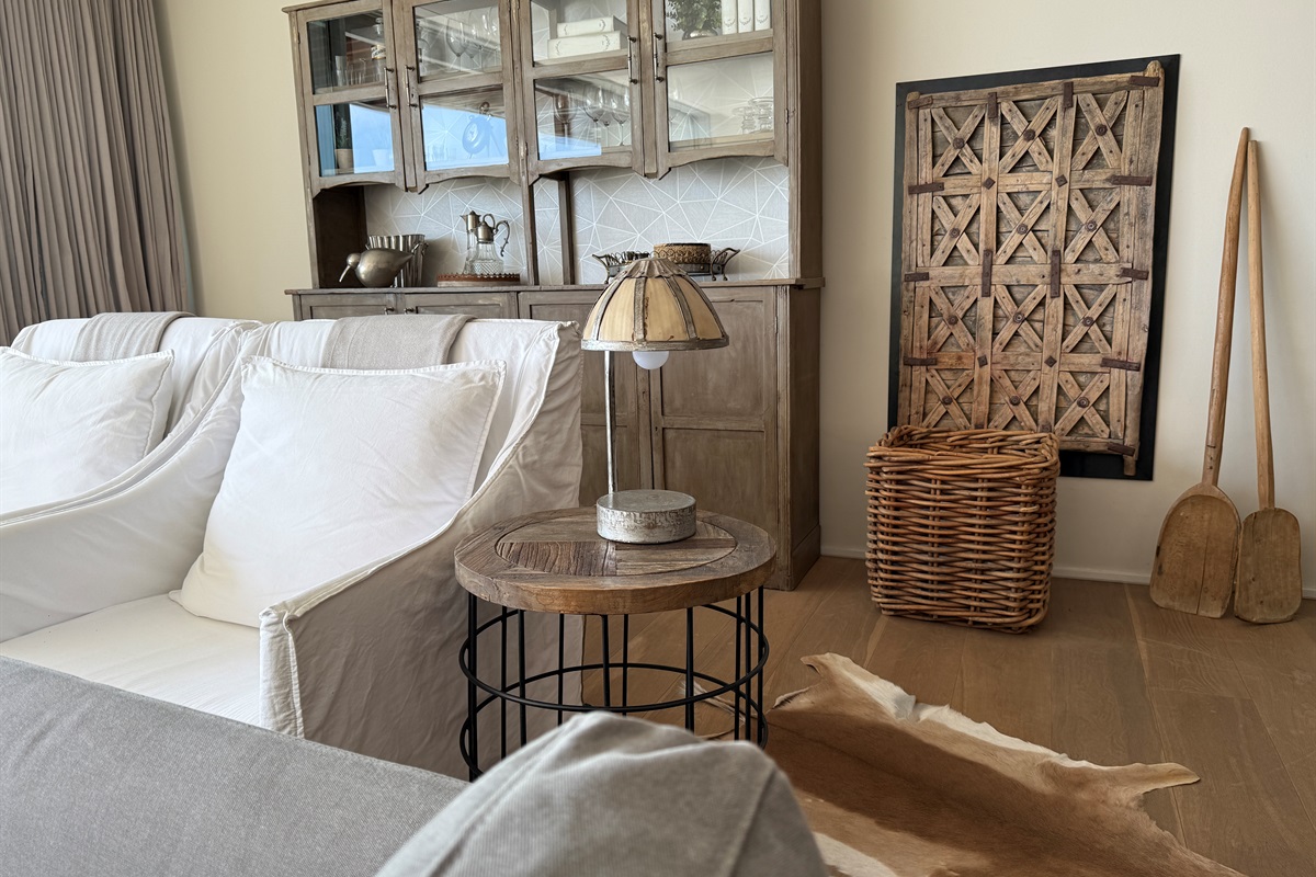 Living area with stylish details