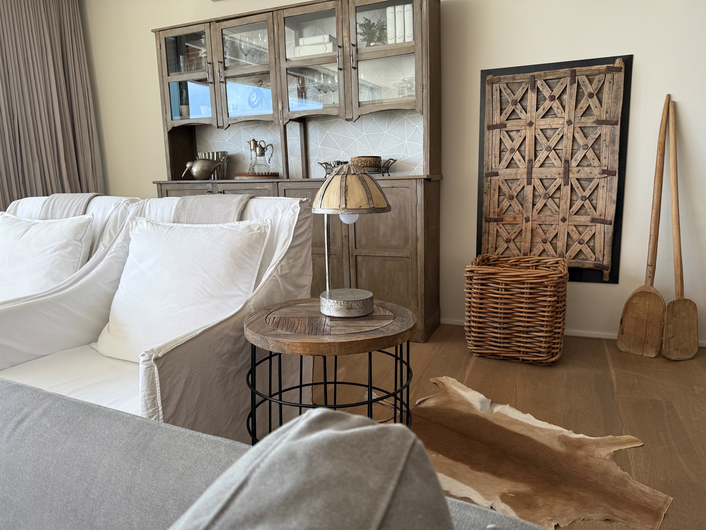 Living area with stylish details