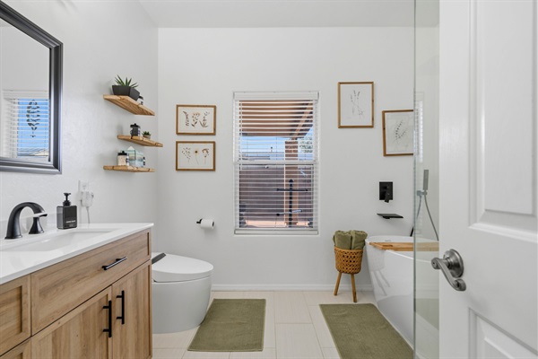 Primary Bathroom with Smart Toilet