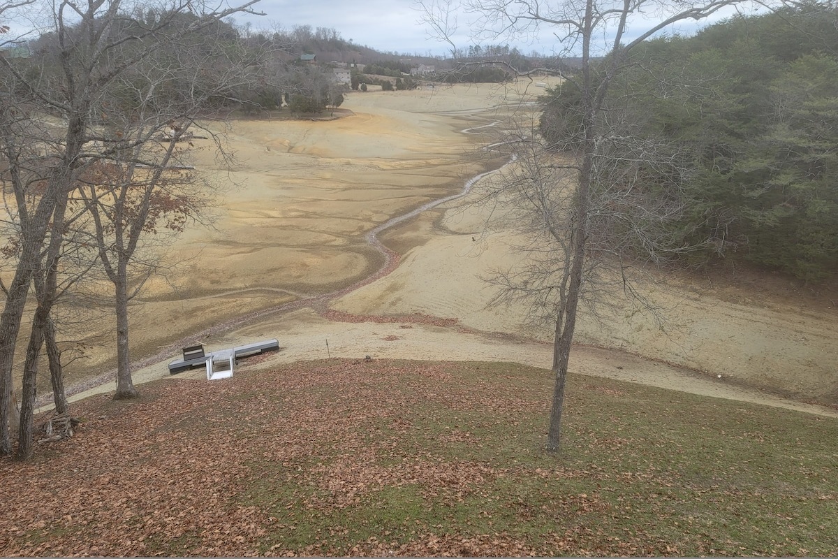 What the lake looks like in December
