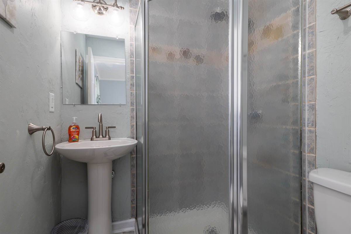 Clean and functional bathroom