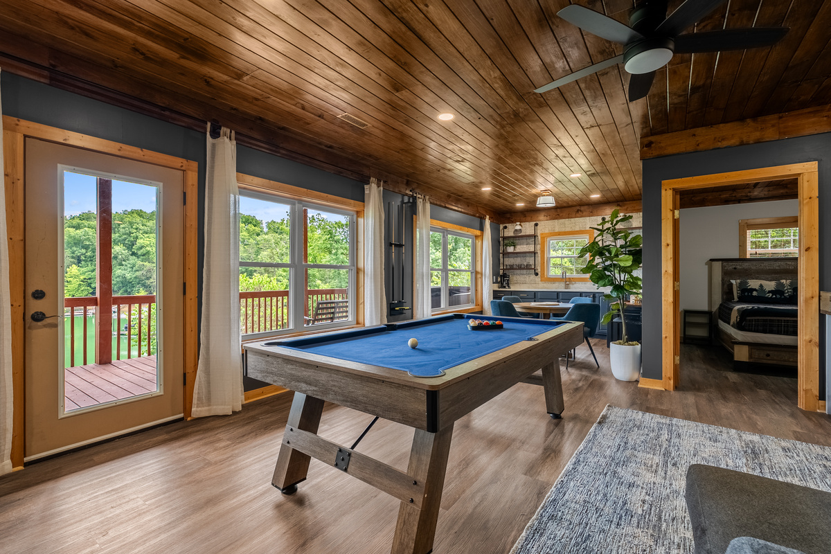 Game of pool with a view!