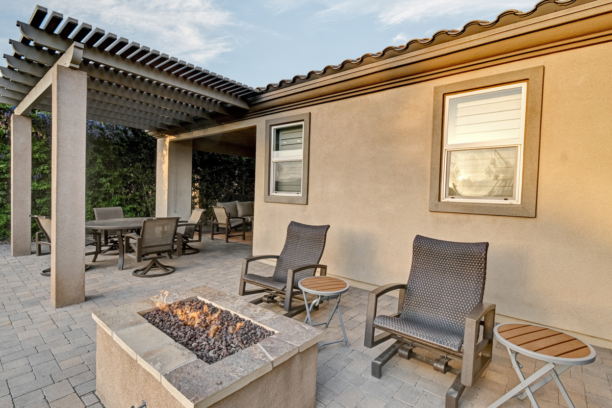 Back Patio - Lounging Area and Fire Pit 