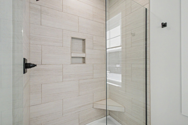 Main level master ensuite shower