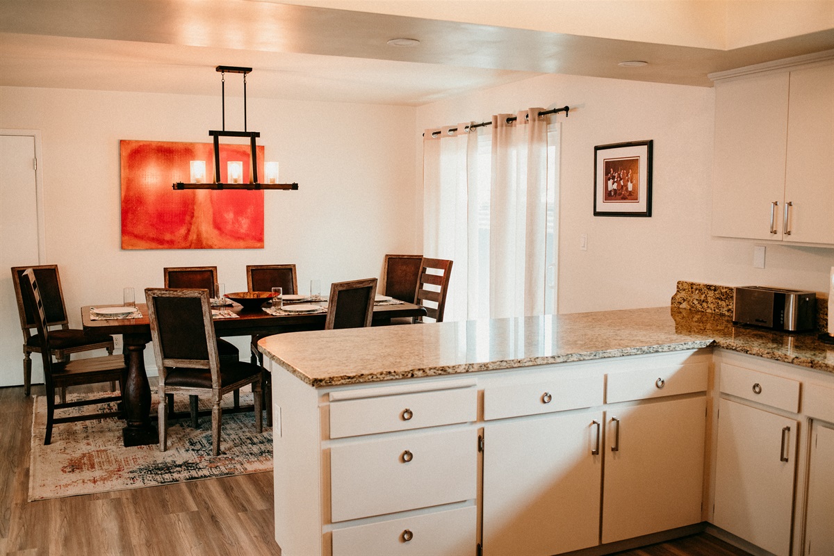 A welcoming dining space perfect for shared meals and conversation.