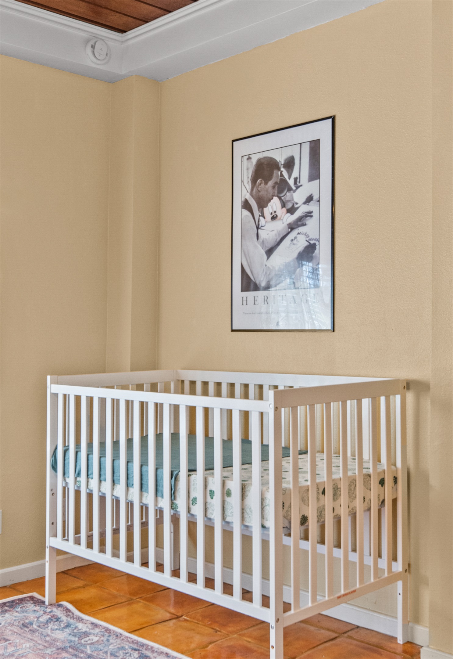 Baby crib located in bedroom 3