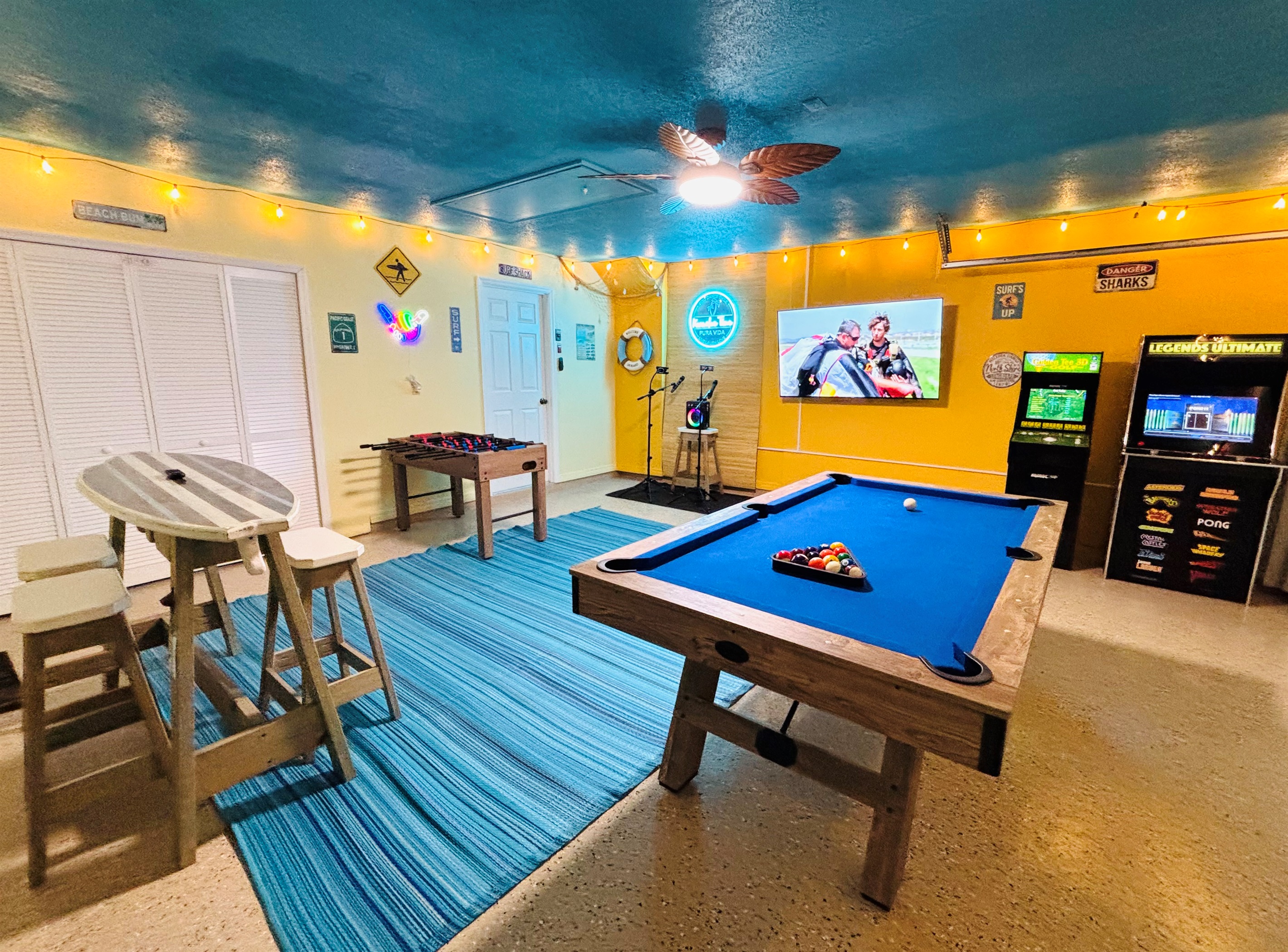 Surf Shack Game Room- fun for the whole family!