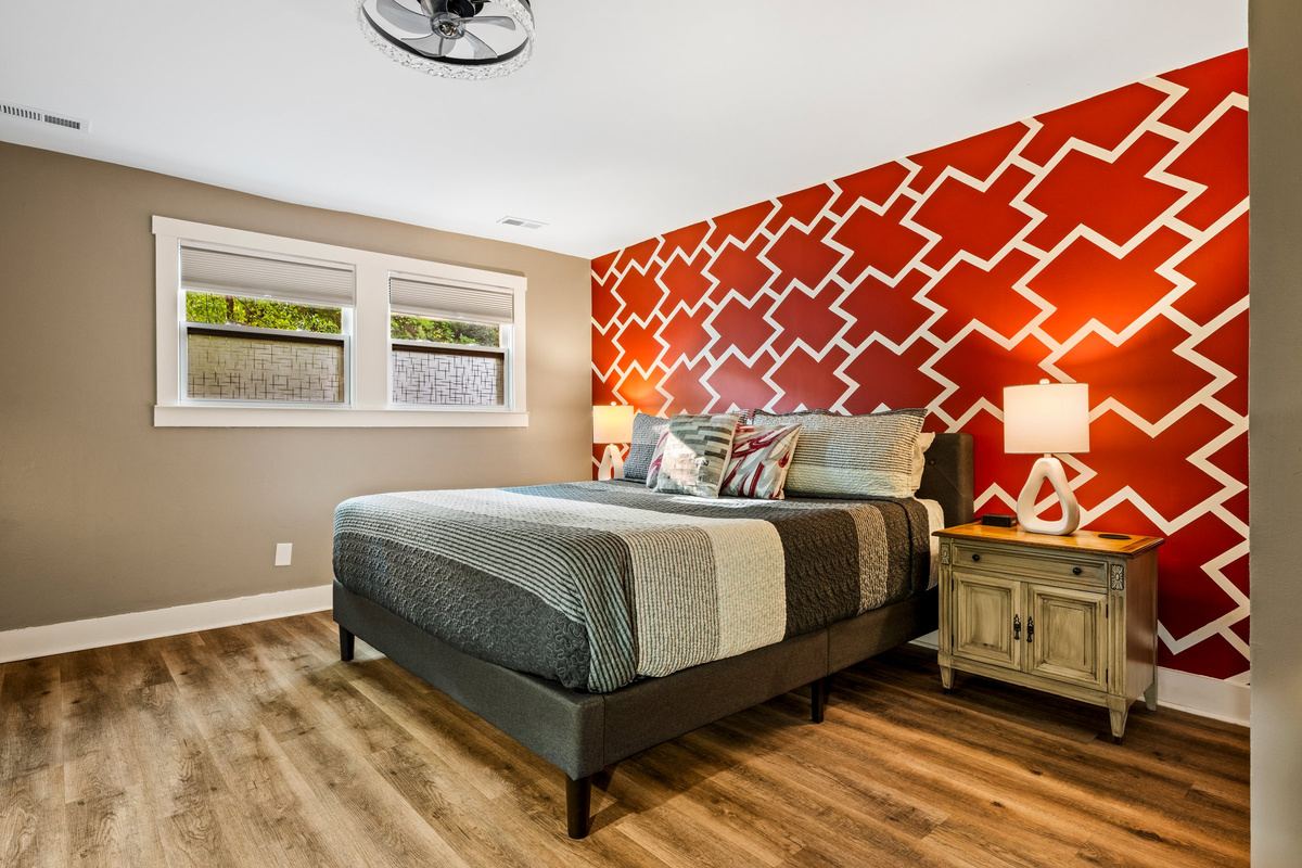 Wolfpack colors and Brickyard details help immerse fans in NC State spirit.