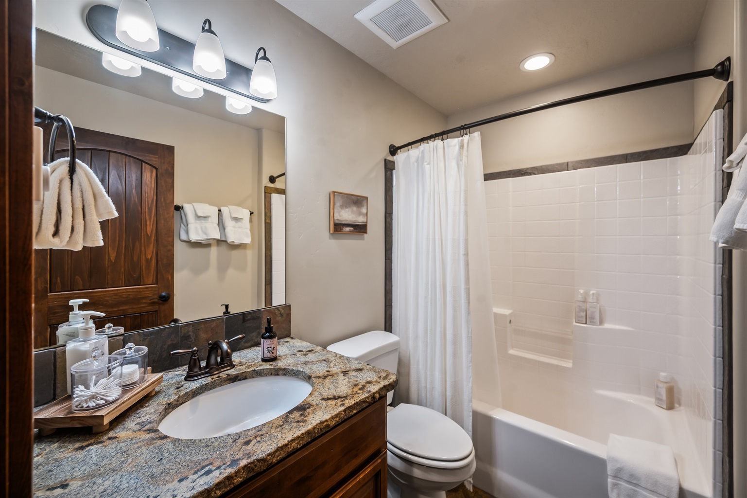 Tub Shower Combo in Bathroom