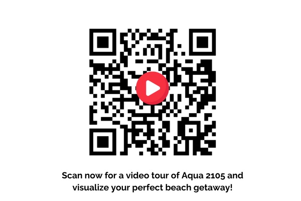 Video Walkthrough of AQUA 2105 - visualize your perfect beach vacation!