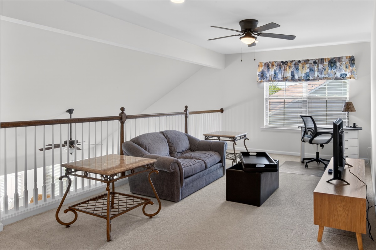 Upstairs Loft (Living Zone 2 + Printer Station)