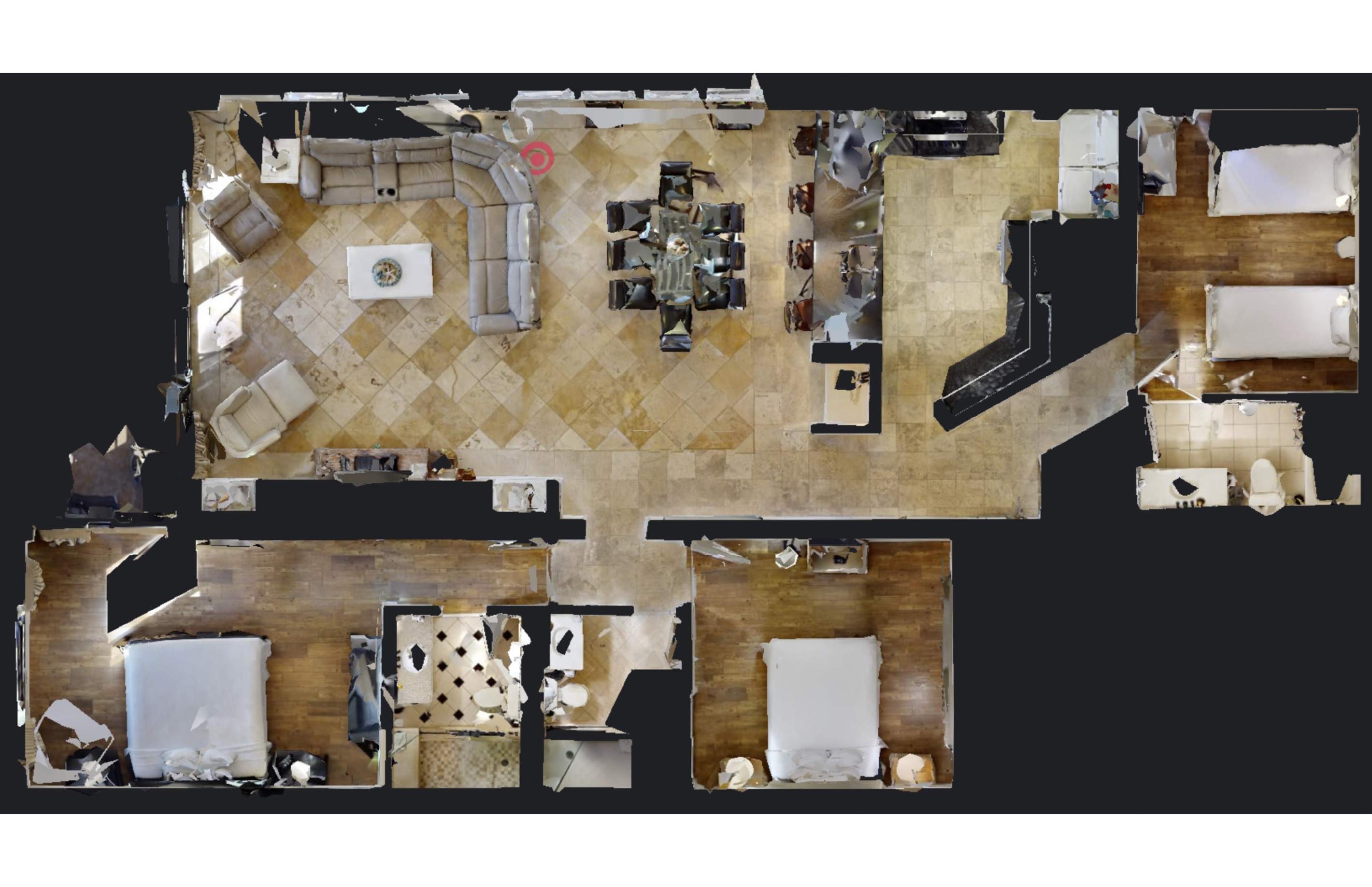 Photo depicts floor plan (space layout) accurately only, for furniture and bed types refer to listing description and photos as they have been updated.