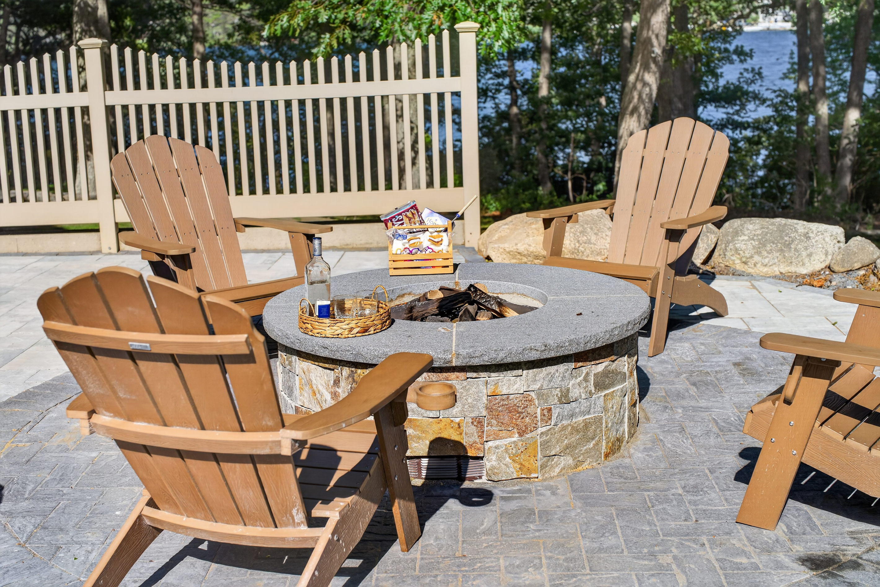 Gather ’round the firepit with your favorite people.