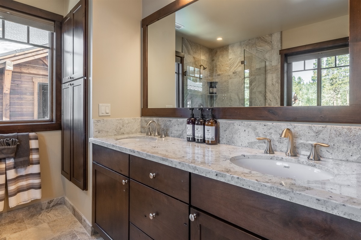 Enjoy our signature self-branded toiletries—hand soap, lotion, shampoo, conditioner, and body wash—crafted to make every stay feel like a little luxury.