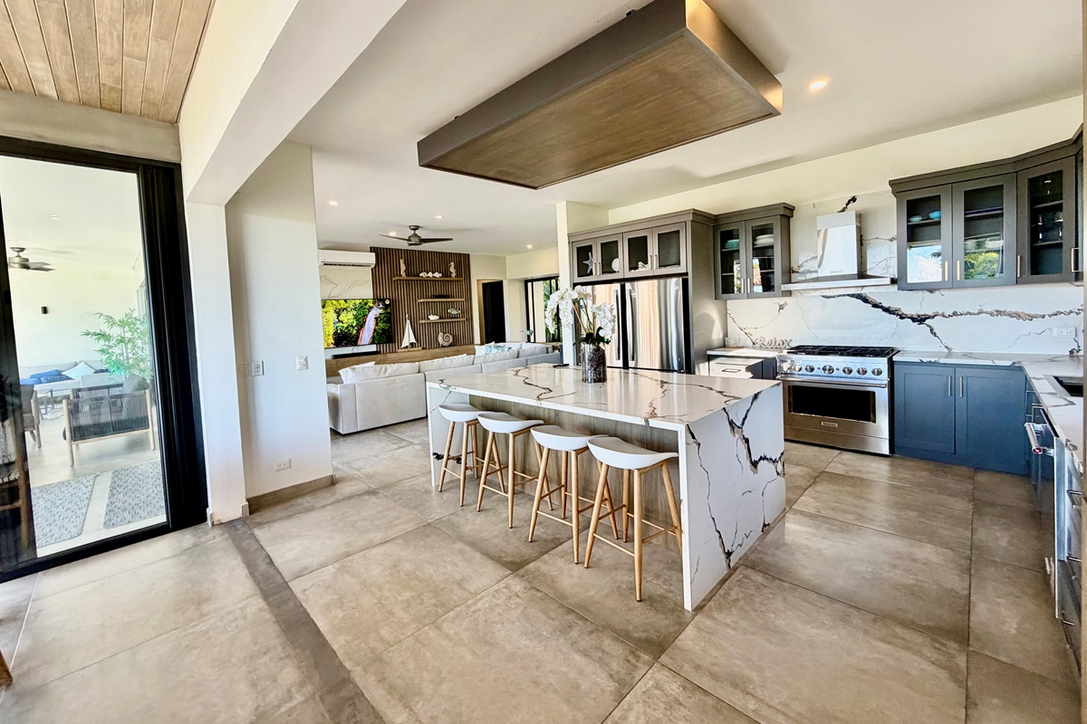 Open Spaces connecting the living areas.