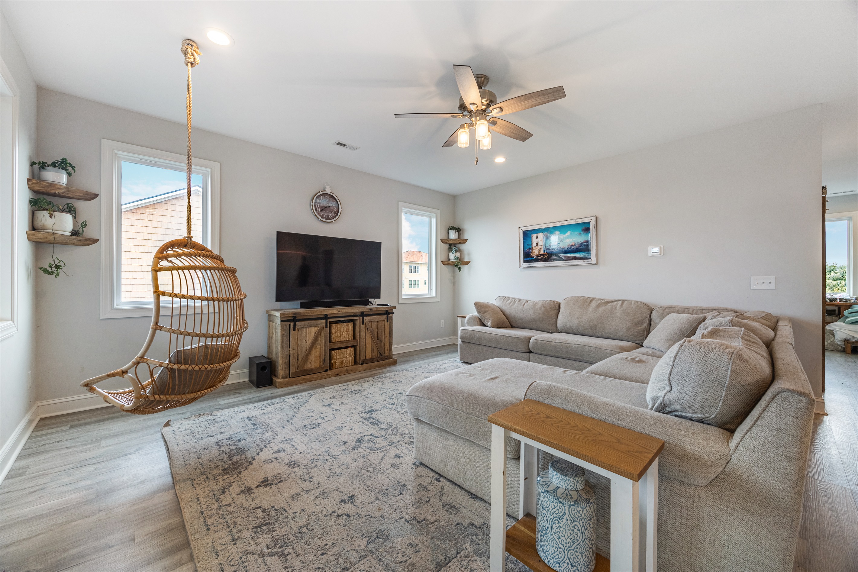 Catch up on your favorite series after a day at the beach.