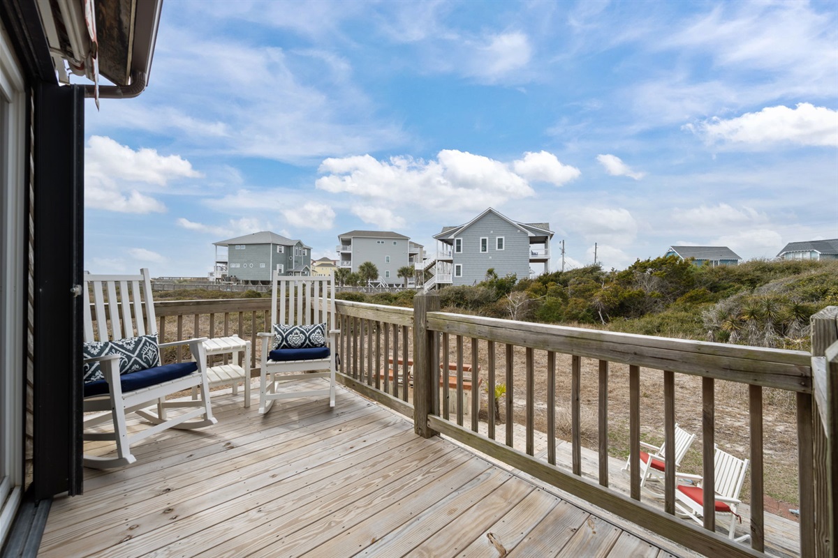 Relax and take in peaceful coastal views from your own outdoor perch
