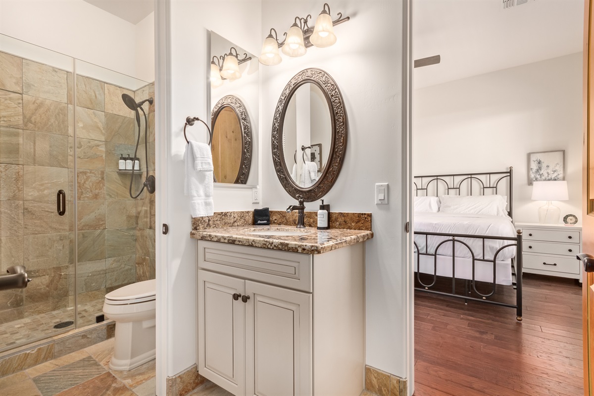 Bathroom 4 - shared bath between bedrooms 4 & 5 - walk in shower