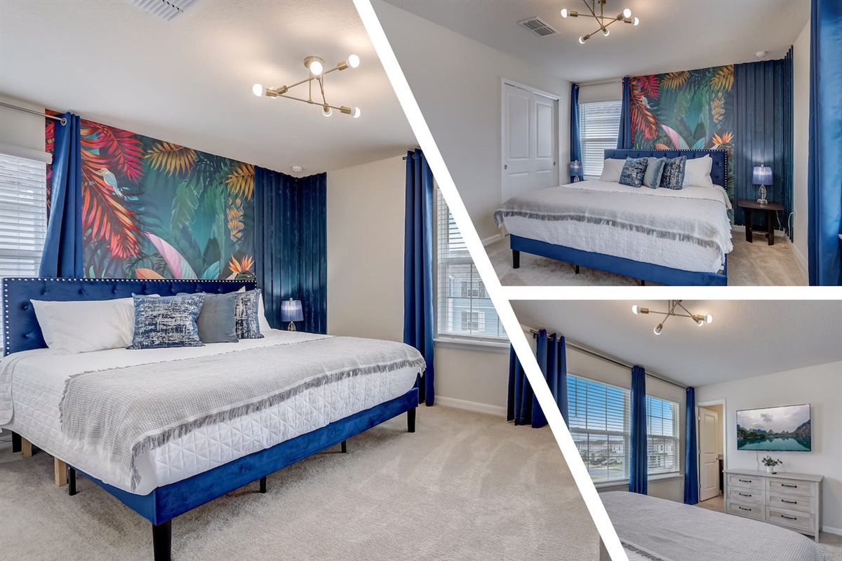 Bedroom  | King Bed | 2nd Floor | Smart TV | En-Suite Bathroom