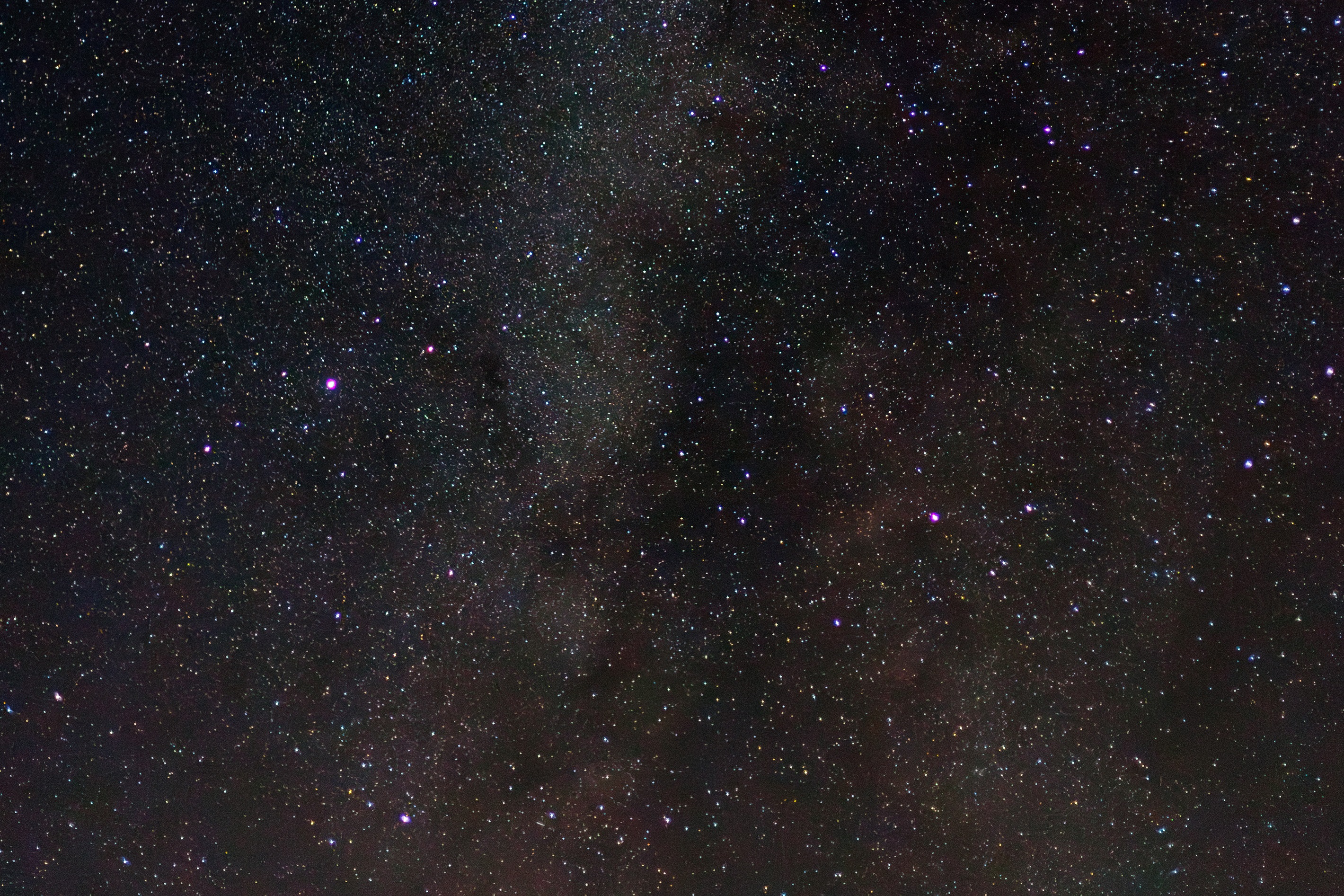 Night sky from the cottage