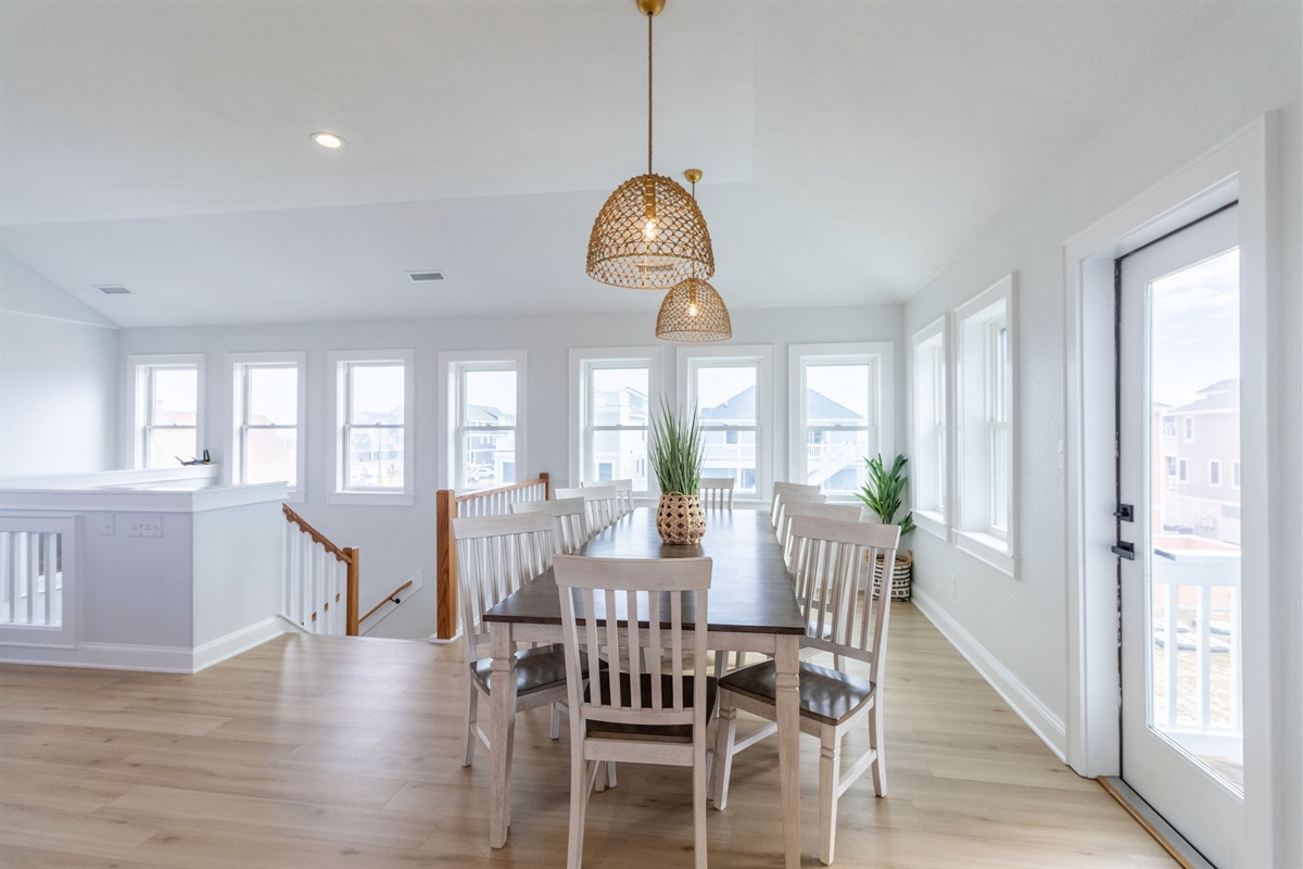 Large dining area to enjoy meals together!