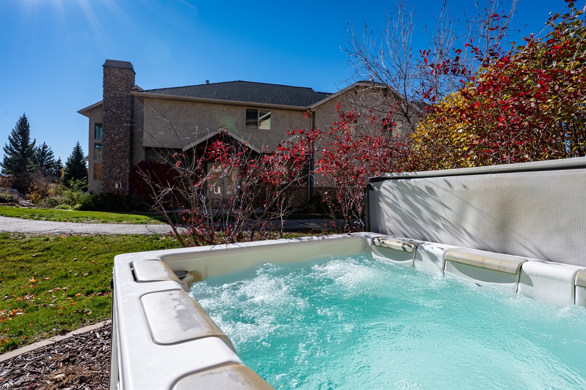 A private hot tub is available for your use.