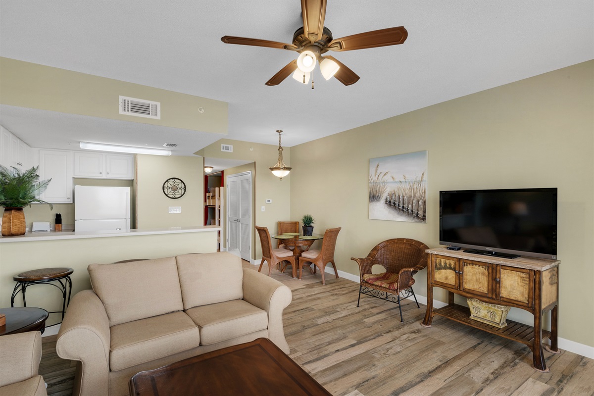 Living Room - Roomy 9 ft Ceilings