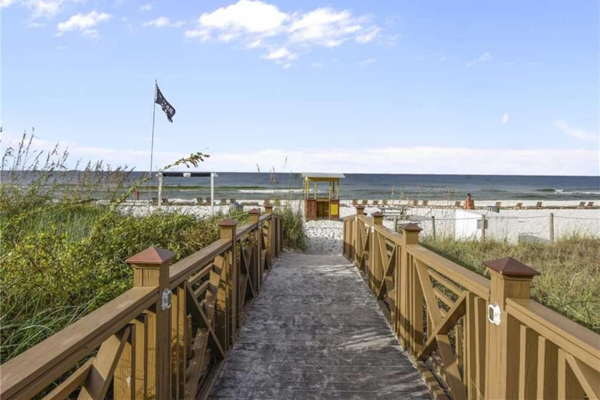 Boardwalk to the beach for your little slice of heaven! 