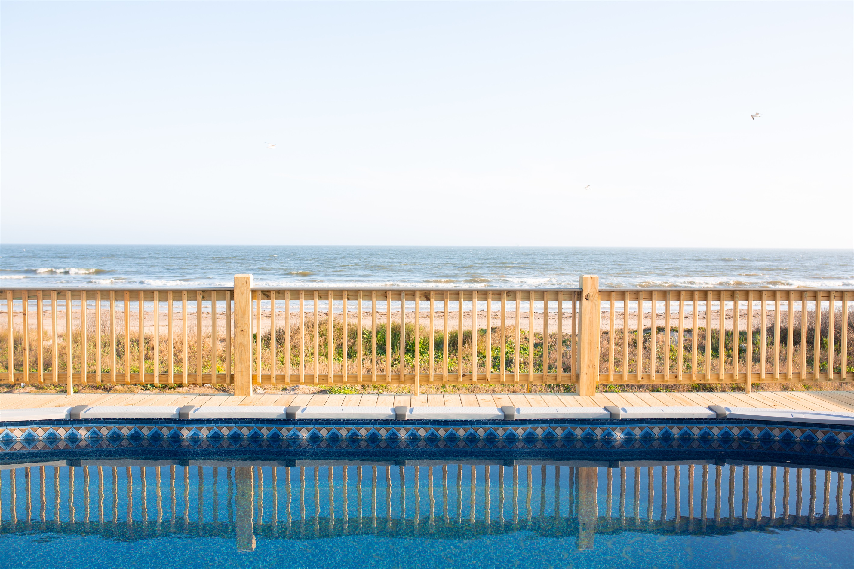 The spacious beachfront home with private heated pool and beautiful Gulf views from pool deck!