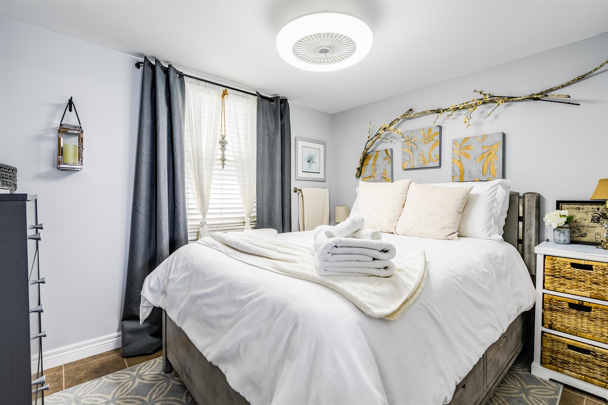 Double Bed Bedroom build for comfortability.