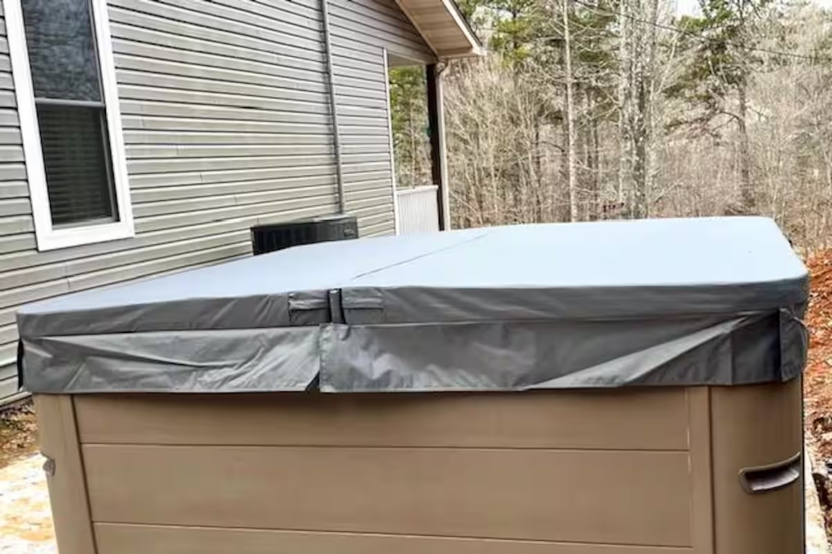 large hot tub