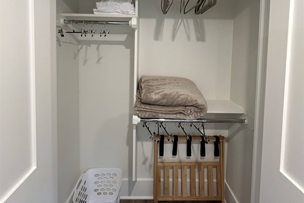 Upstairs bedroom closet