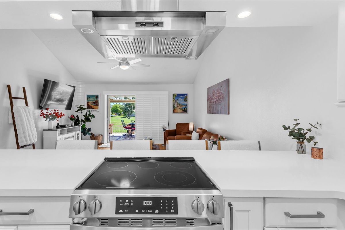 Views from Kitchen area