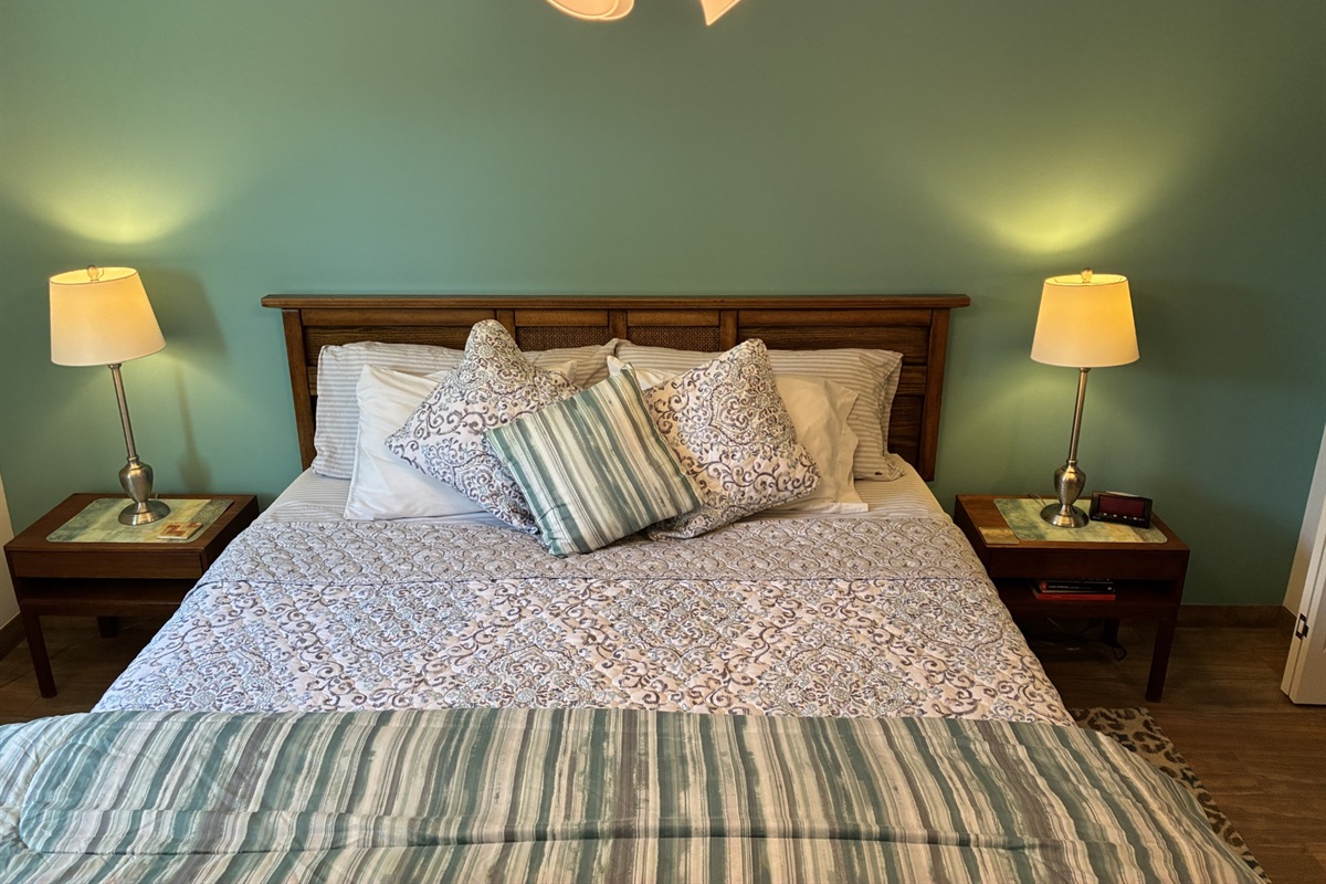 King bed.