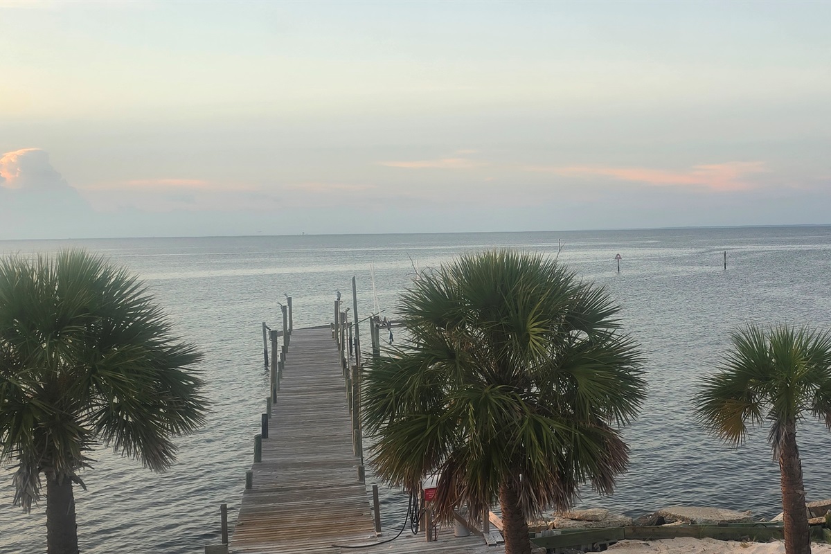 This will be view from deck