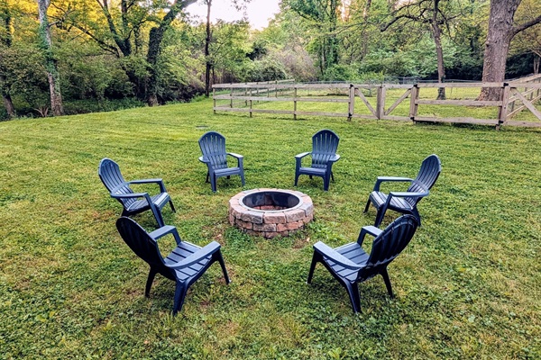 Fire pit area