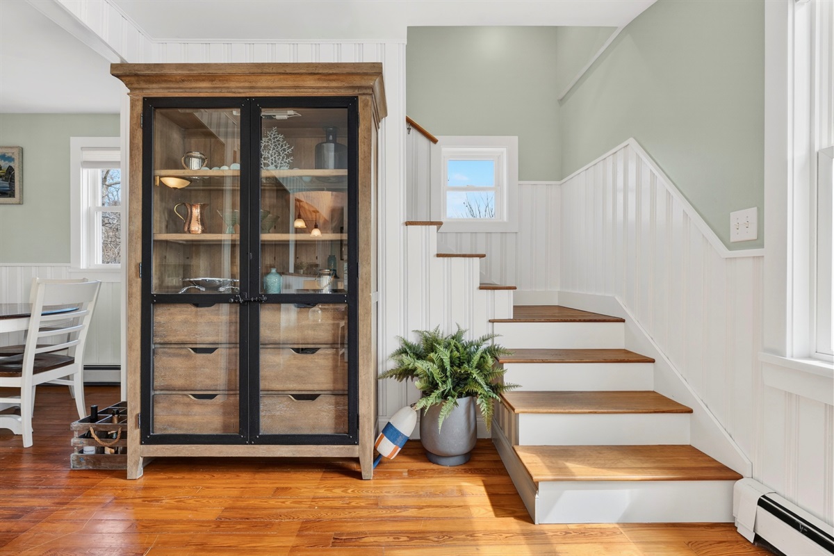 Stairs to second floor 