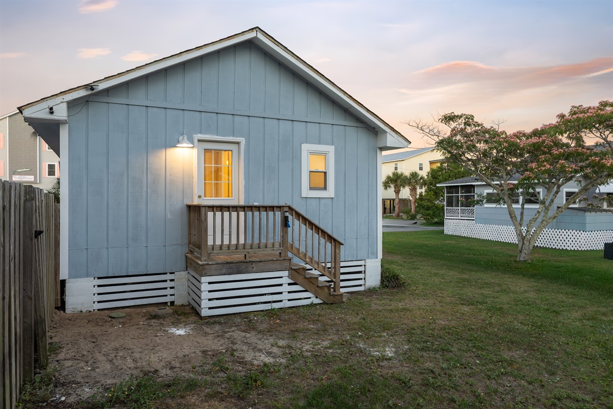 Not fenced in - but space for your furry friends!