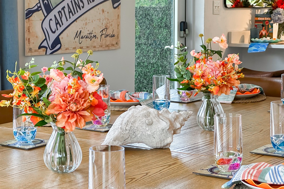 Set up a beautiful group meal!