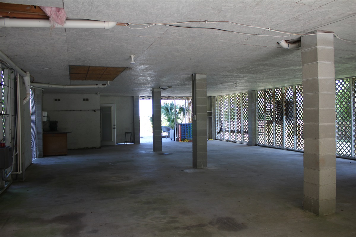 Plenty of space for your car, your gear, and your beach toys—welcome to your shady covered parking paradise!