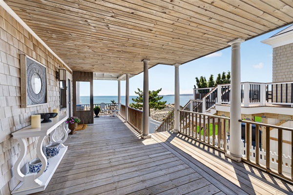A perfect view before you get into the entrance door!