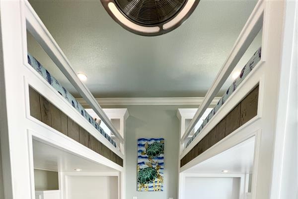 Crystal Paradise Bedroom 5: Private bedroom featuring two twin bunk beds and ensuite bath.