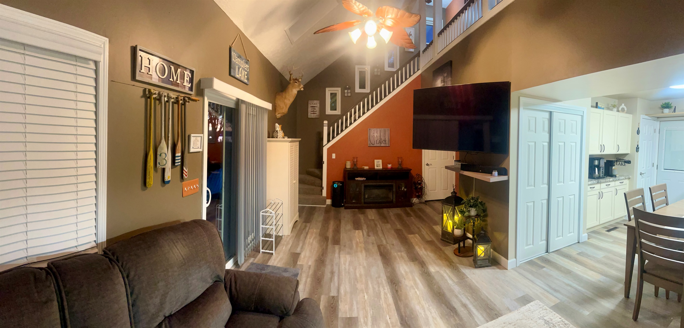 View of cottage from sectional 